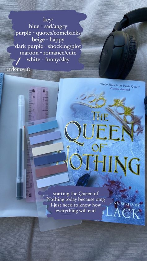 annotating key/system for the queen of nothing Doodles For Annotating, How To Annotate Book, Annotating Romance Books Key, Fantasy Annotation Key, The Cruel Prince Annotation Guide, Book Tagging System, Fourth Wing Annotations Key, King Of Pride Annotation, Book Tabbing System