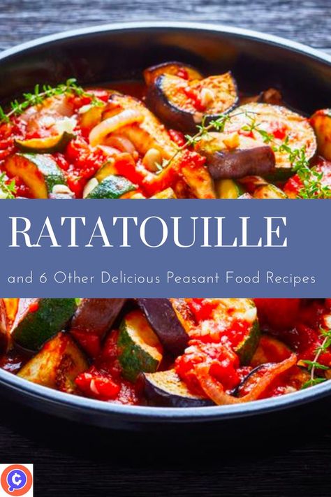 Although you may be more familiar with Disney’s version of ratatouille (technically confit byaldi), the recipe has humble beginnings as a French Provencal peasant dish. No matter how you make it, the basic ingredients are the same: zucchini, peppers, tomatoes, and eggplant — four widely available, cheap summer veggies. Confit Byaldi, Peasant Food, Summer Veggies, Frugal Meals, Disney S, Cheap Meals, Ratatouille, The Recipe, Eggplant