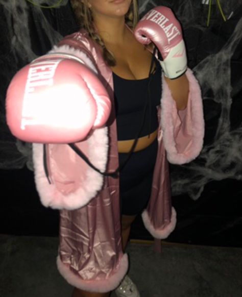 Pink Boxer Halloween Costume, Boxers Outfit Female Halloween, Halloween Costumes Boxer, Female Boxer Costume, Boxers Halloween Costume Girl, Boxer Halloween Costume Girl, Boxer Costume Women, Biker Girl Halloween Costume, Biker Girl Halloween