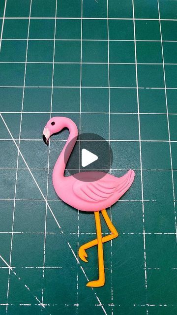 How To Make Flamingo Fondant, Fondant Flamingo, Clay Flamingo, Devi Sri Prasad, Pushpa 2, Flamingo Cake Topper, Flamingo Cake, Modelling Chocolate, Shreya Ghoshal