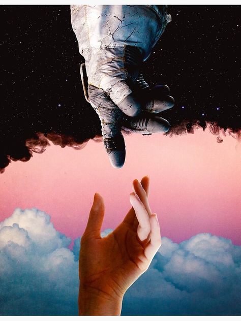 #art #redbubble #seamlessoo #sky #wallart Cosmic Art Universe, Reaching Hand, Reaching For The Sky, Astronomy Poster, Astronaut Art, Human Hand, Space And Astronomy, Hand Art, Company Profile