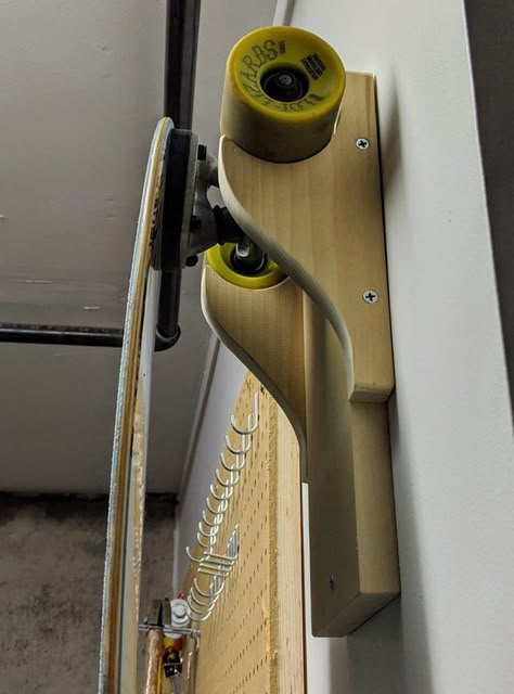 Skate Storage, Skateboard Holder, Skateboard Hanger, Skateboard Storage, Skateboard Furniture, Skateboard Rack, Longboard Design, Skateboard Wall, Skateboard Design