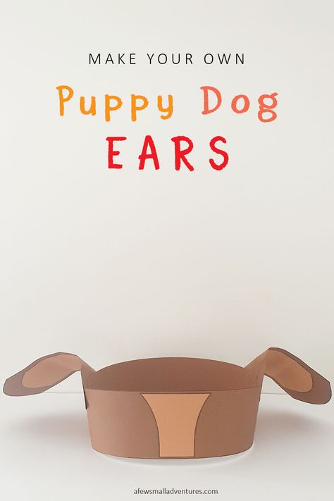 Dog Ears Costume, Dog Ear Headband, Dog Themed Crafts, Headband Template, Preschool Pets, Dog Costumes For Kids, Dog Ears Headband, Puppy Crafts, Puppy Hats