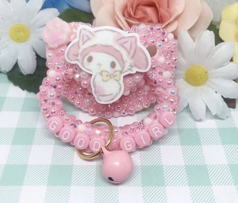 Cute Pacifiers, Aesthetic Pacifier, Adult Pacifier Deco Pink, Sanrio Pacifier, Rave Pacifier, Toddler Bottles, Yami Kawaii Art, Bling Pacifier, Aesthetic Bath