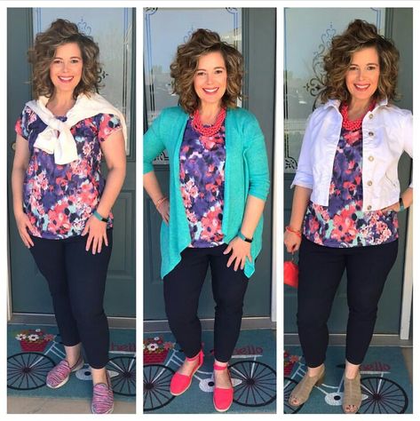 One T1 outfit 3 ways for a busy day. Anniepayne Instagram Dyt Type 1 Clothes, Groovy Fashion, Carol Tuttle, Wardrobe Architect, Pocket Full Of Sunshine, Type 1, Prom Outfits, Feminine Outfit, New Wardrobe