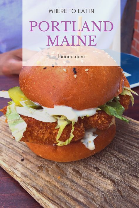 Where To Eat In Portland Maine, Portland Maine Restaurants, Maine Food, Weekend In Portland, Maine Trip, England Coast, Best Lobster Roll, Lobster Dinner, England Summer