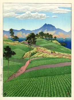 Mt. Onsengatake (70 pieces) Lukisan Lanskap, Whats Wallpaper, Kawase Hasui, Japanese Woodcut, Amakusa, Arte Peculiar, Japanese Art Prints, Japanese Artwork, Art Asiatique