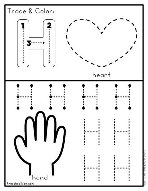 Tracing Letters Worksheets Preschool, Letter A Tracing Preschool, Morning Worksheets Preschool, Uppercase Letter Tracing Printables Free, Abc Tracing Printables Free Preschool, H Worksheets For Preschoolers, Letter H Tracing Worksheet, Tracing Letters Preschool Free Printable Alphabet Worksheets, Abc Activities Preschool Free Printables