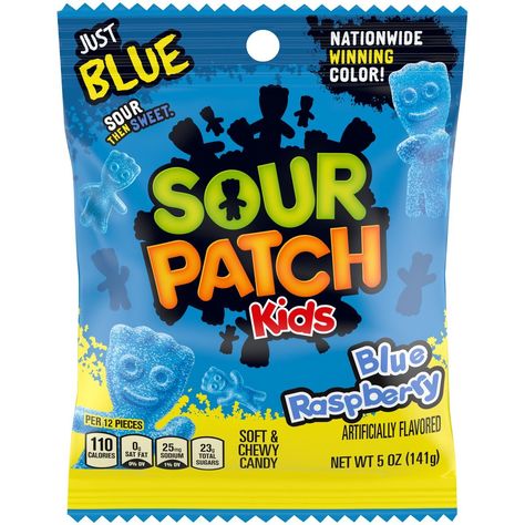 Blue Sour Patch Kids, Blue Sour Patch, Sour Patches, Tim Tam, Tartaric Acid, Soft Candy, Shapes For Kids, Chewy Candy, Sour Patch Kids