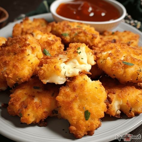 Cheese Chicken Nuggets Crispy Potato Tacos, Cheesey Chicken, Cheesy Chicken Recipes, Southern Tea, Healthy Chicken Nuggets, Tea Cake Cookies, Chicken Balls, Chicken Nugget Recipes, Potato Tacos