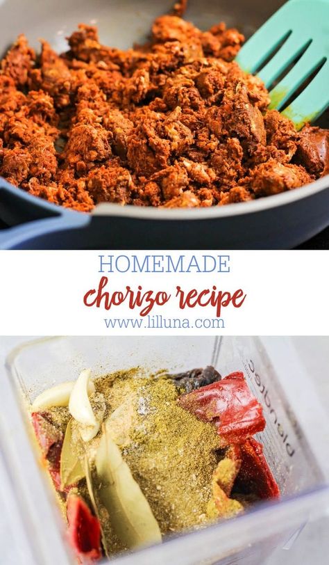 Follow these simple steps to marinate and cook up your own fresh Chorizo from home! It takes some time, but it's worth it! #chorizo #freshchorizo #mexican #breakfast Easy Banana Pudding Recipe, Mexican Quinoa Salad, Homemade Chorizo, Easy Quinoa Salad, Chorizo Recipe, Tuna Casserole Easy, Chorizo And Eggs, How To Cook Chorizo, Mexican Chorizo