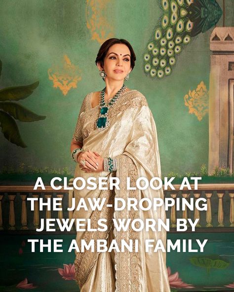 Sure, every single outfit worn by the Ambani wedding at Anant Ambani and Radhika Merchant's pre-wedding celebration deserved the spotlight. But it was impossible to ignore the magnificent jewels that indicate their wealth and luxury. And we don’t mean just one-of-a-kind pieces, we are talking billion-dollar baubles. To check them out, 🔗 TAP LINK IN BIO now! 💎  #ambaniwedding #indianwedding #anantambani #radhikaambani #asianwedding #khushmag #khushwedding Ambani Jewels, Ambani Family, Wealth And Luxury, Ambani Wedding, Radhika Merchant, Anant Ambani, Magnificent Jewels, Ritu Kumar, Wedding Celebration