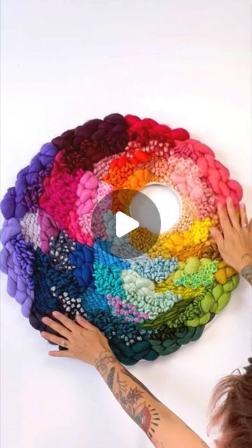 Jen Duffin on Instagram: "My next circular weaving workshop is happening May 25th (and almost half of the spots are filled already!) We will be weaving a 12 inch circular weaving in a rainbow of colours - my specialty! 🌈🤭  When: May 25th 12-4 EST Where: Online (so you can be located anywhere in the world and attend!)  Who: For folks just starting out or who have never woven before   All materials are included, and will be shipped to you before the workshop. The class will also be recorded and sent out afterwards, so there is no risk if you can’t make the live for any reason.   If you’d like to join, click the link in my bio or in my stories…I hope to see you there! 💖  #novamercury #weaving #weaversofinstagram  #wovenwallhanging  #wovenwallart  #woven  #circularweaving #roundweaving  #we Circular Weaving Wall Hangings, Hoop Weaving, Weaving Workshop, Circular Weaving, Weaving Wall Hanging, Woven Wall Art, Woven Wall Hanging, The Class, Fiber Arts