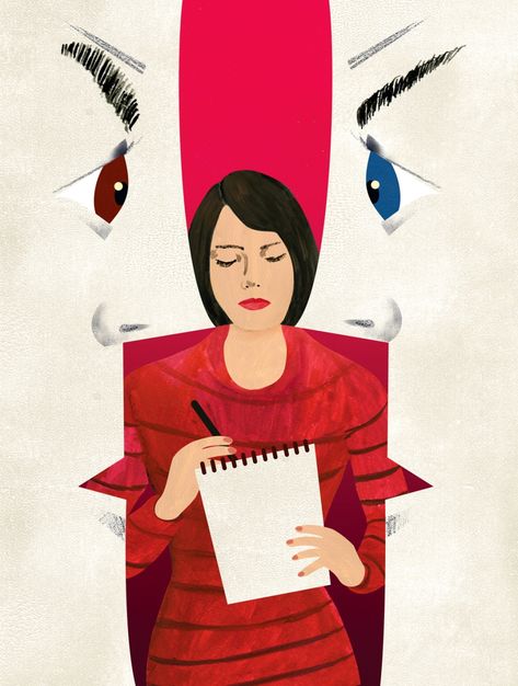 Columbia Journalism Review | The Cost Of Reporting While Female | Ellen Weinstein Illustration Journalism Illustration, Journalism Quotes, Creative Wall Painting, Conceptual Illustration, Paper Illustration, News Media, Week 1, Spice Girls, Canvas Art Painting