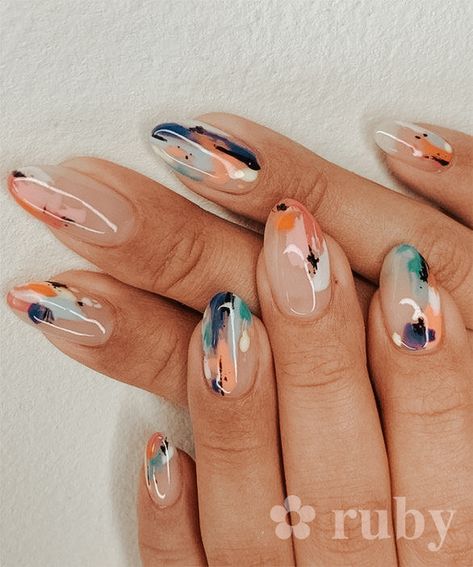 Colorful Nails, Blush Nails, Trendy Nail Art, Neutral Nails, Manicure Y Pedicure, Minimalist Nails, Heart Nails, Fancy Nails, Chic Nails