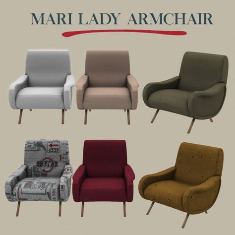 Leo 4 Sims: Lady armchair • Sims 4 Downloads Leo Sims, Die Sims 4, The Sims 4 Skin, The Sims 4 Pc, Muebles Sims 4 Cc, Cc Furniture, Sims 4 Clutter, Sims 4 House Design, Sims4 Clothes