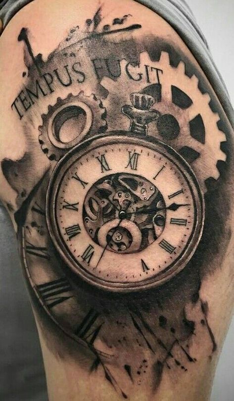 #3DTattoos, #TattooArt, #MindBlowingTattoos, #OpticalIllusion, #TattooInspiration, #CrazyTattoos, #TattooDesigns, #BodyArt, #TattooIdeas, #InkArt, #TattooLife, #UniqueTattoos, #TattooArtist, #TattooLovers, #TattooGallery, #TattoosOfInstagram, #TattooAddict, #InkMaster, #TattooCulture, #Tattooed Gears Tattoo, Time Clock Tattoo, Time Piece Tattoo, Clock Tattoo Sleeve, Watch Tattoo Design, Gear Tattoo, Butterfly With Flowers Tattoo, Side Thigh Tattoos, Pocket Watch Tattoos