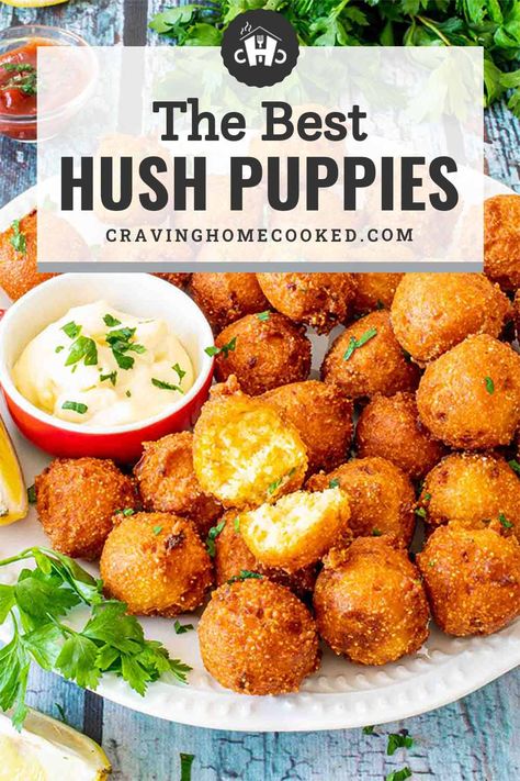 Hush Puppies Recipe With Corn, Best Hush Puppies, Homemade Hushpuppies, Easy Hush Puppy Recipe, Hush Puppy Recipe, Hush Puppies Recipe, Hush Puppy, American Recipes, Long John