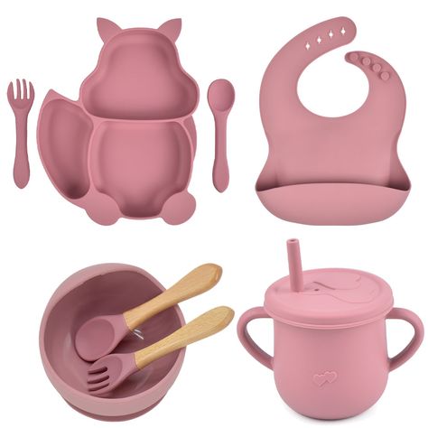 Find tableware with free shipping, fast delivery and free return online. The silicone suction cups can be washed by hand, and it is safe to use. Enjoy ✓Free Shipping Worldwide! ✓Limited Time Sale ✓Easy Return. Baby Sucker, Baby Gums, Baby Feeding Set, Baby Plates, Silicone Bowl, Bowl Plate, Led Weaning, Spoon Fork, Baby Led Weaning