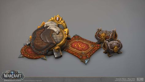 ArtStation - World of Warcraft - Dragonflight Props, Antonio Neves World Of Warcraft Dragonflight, Warcraft Dragonflight, World Of Warcraft, Have Fun, Art Design, Thank You, Hand Painted, Art