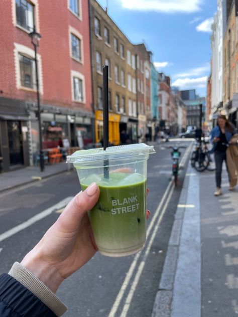 matcha | matcha latte | london | blank street | soho | iced matcha latte Blank Street, Iced Matcha Latte, London Trip, Iced Matcha, Matcha Latte, Future Life, London Travel, White Chocolate, Soho