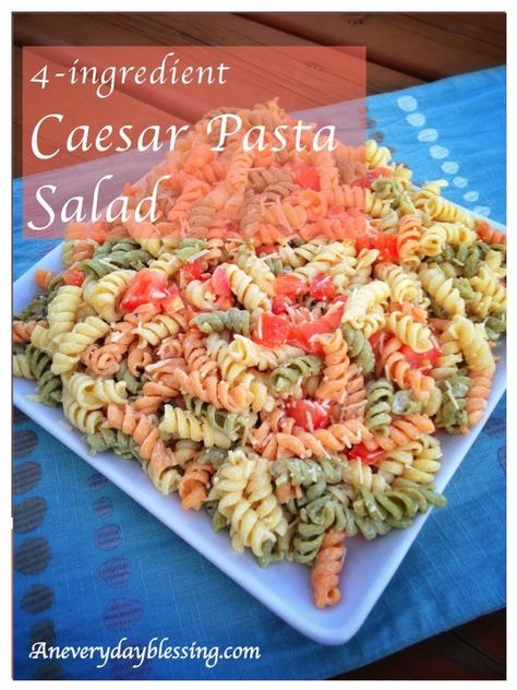 Ranch Chicken with Potatoes & Green Beans | Cesar Pasta, Cesar Pasta Salad, Potatoes Green Beans, Chicken With Potatoes, Caesar Pasta Salad, Caesar Pasta, Savory Salads, Veggie Salad, Chicken Potatoes