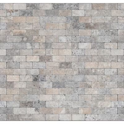 Stone tile at Lowes.com: Search Results Gray Stone Backsplash Kitchen, Brick Look Tile Backsplash, Kitchen Backsplash With Gray Cabinets, Brick Veneer Backsplash, Natural Stone Backsplash Kitchen, Stone Tile Backsplash Kitchen, Gray Travertine, Brick Tile Backsplash, Rustic Kitchen Backsplash