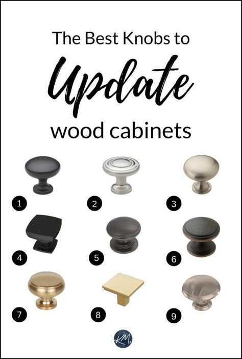 The Best Hardware to Update Oak or Wood Cabinets (PART 3) - Kylie M Interiors Honey Oak Kitchen Cabinets, Honey Oak Kitchen, Kylie M Interiors, Cabinet Knobs And Pulls, Cabinetry Hardware, Shaker Style Cabinets, Oak Kitchen Cabinets, Honey Oak, Shaker Cabinets