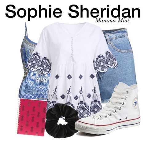 "Sophie Sheridan - Mamma Mia!" by nerd-ville ❤ liked on Polyvore featuring Camilla, Miss Selfridge and Converse Mamma Mia Aesthetic Outfits Sophie, Mamma Mia Aesthetic Outfits, Sophie Sheridan, Mamma Mia Aesthetic, Mia Outfits, Mia Aesthetic, Lily James, Mamma Mia, Southern Belle