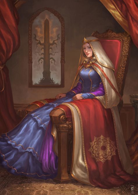 Queen Character Design, Queen Character, Anime Body Drawing, Color Techniques, Dnd Art, Game Pictures, Game Character Design, Body Drawing, Women In History