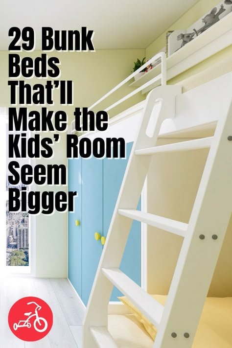 Ikea Bunk Beds, Kids Bunk Bed Rooms, Kids Bedroom Bunk Bed, Small Bedroom Bunk Bed, Boys Bedroom Bunk Beds, Bunk Beds Small Room, Small Boys Bedrooms, Beds With Stairs, Space Saving Bunk Bed