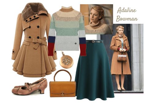 Adaline Bowman—Age of Adaline Outfit | ShopLook The Age Of Adaline Outfits, Adeline Bowman Style, Adaline Bowman Outfits, Age Of Adaline Style, Age Of Adeline Outfit, Age Of Adeline Aesthetic, Adaline Bowman Aesthetic, Age Of Adaline Aesthetic, Adeline Bowman