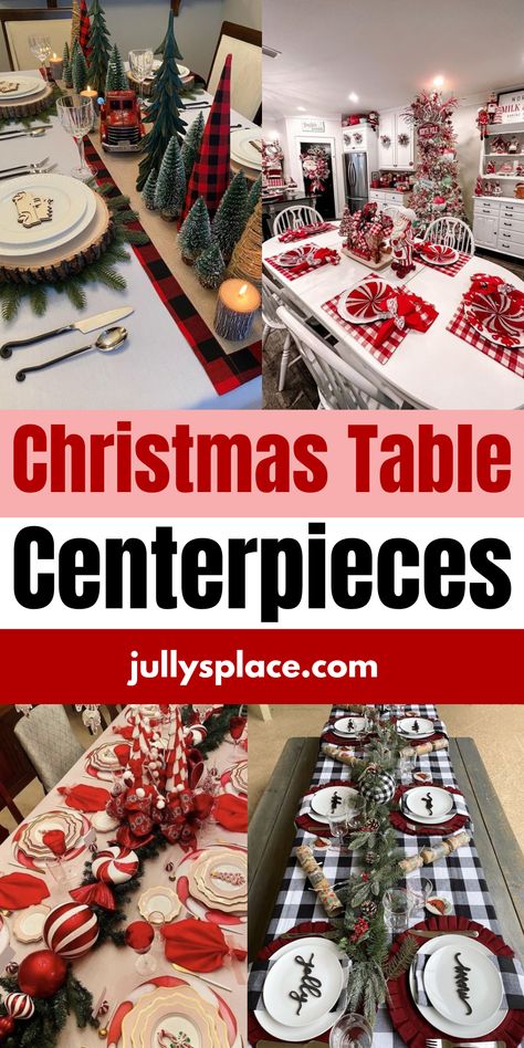 christmas table centerpieces Christmas Table Centerpieces Simple, Christmas Table Decorations Red, Simple Christmas Centerpieces For Table, Table Centerpieces Simple, Simple Christmas Centerpieces, Holiday Centerpieces For Tables, Christmas Centerpieces For Table, Dinner Table Christmas, Table Settings Christmas