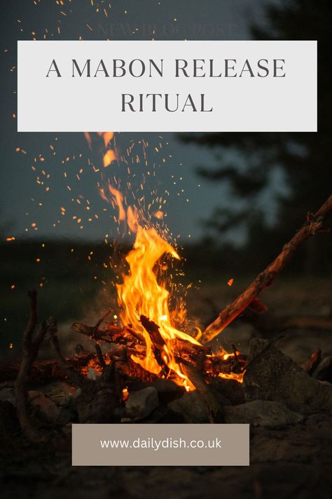 A Mabon Release Ritual - Let Go & Grow Ritual For New Beginnings, Mabon Candle Ritual, Fall Solstice Ritual, Autumnal Equinox Ritual, Mabon Spells And Rituals, Mabon Spells, Mabon Alter, Fall Equinox Rituals, Autumn Equinox Celebration