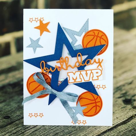 Basketball Birthday Cards, Teenage Cards, Pink Buckaroo Designs, Cards Homemade, Soccer Cards, Birthday Cards For Boys, Bday Cards, Boy Cards, Kids Birthday Cards