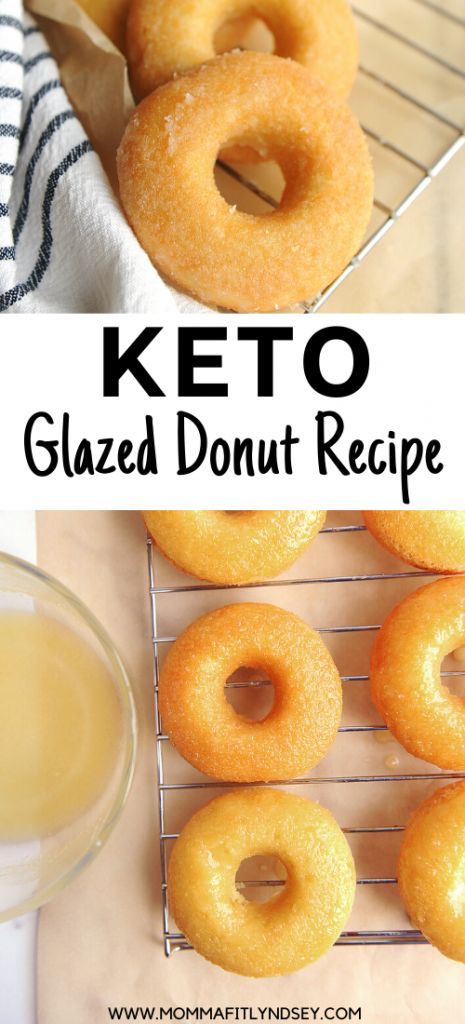 krispy kreme glazed keto donut recipe. easy to make with coconut flour, almond flour and baked in the oven. Keto Donut Recipe, Donut Recipe Easy, Low Carb Donut, Keto Donuts, Healthy Donuts, Glazed Donuts, Keto Grocery List, Postre Keto, Donut Recipe