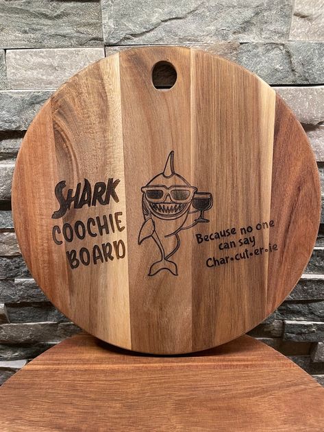 EdsCreationsGifts - Etsy Cuterie Board, Funny Charcuterie Board, Charcuterie Cheese Board, Family Couple, Charcuterie Cheese, Board Cheese, Charcuterie And Cheese Board, The Shark, Cincinnati Ohio