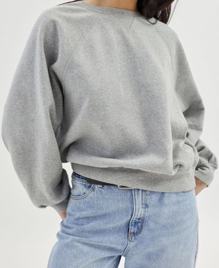 BDG Matty Crew Neck Sweatshirt (UO) Sweatshirt And Jeans Outfit, Crew Neck Outfit, Jeans Outfit, Grey Sweatshirt, Jean Outfits, Crew Neck Sweatshirt, Crew Neck, Sweatshirts, Grey