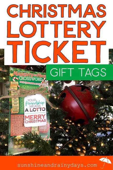 Tickets For Christmas, Ticket Gift Ideas, Stocking Stuffers For Teenagers, Lottery Ticket Gift, Thrifty Crafts, Lotto Tickets, Merry Christmas Yall, Lottery Ticket, Salon Gifts