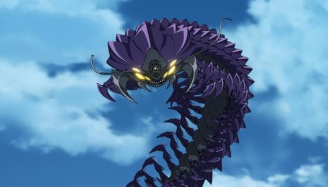 Elder Centipede (Centichoro) | One Punch Man Boss Monster, Bacon Art, Ars Goetia, Dragon Z, Samurai Art, Arthropods, Monster Design, My Favorite Image, Punch Man