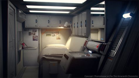 Crew Room by KypcaHT.deviantart.com on @DeviantArt Sci Fi Rooms, Scifi Room, Sci Fi Room, Cyberpunk Room, Scifi Interior, Spaceship Interior, Sci Fi Environment, Spaceship Art, Futuristic Interior