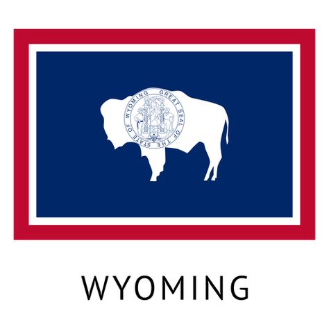 Wyoming state flag #AD , #AFF, #Affiliate, #flag, #state, #Wyoming Wyoming Flag, Wyoming State, Material Design Background, Flag Png, State Map, State Flags, Layout Template, Design Background, Create A Logo