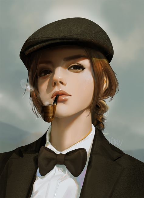 Tomboy Art, Desenhos Gravity Falls, Arte Peculiar, Call Of Cthulhu, Digital Art Girl, Peaky Blinders, Cthulhu, Girly Art, Beauty Art