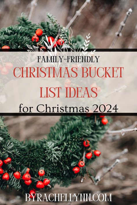 Make Christmas 2024 one your family will always remember! Create a family Christmas bucket list using ideas from my list of 25 family-friendly activities and traditions. Enjoy the holiday season, with ideas such as creating gingerbread houses, going to a live nativity, making a Christmas-themed breakfast, and wearing those festive Christmas pajamas. Christmas bucket list. winter bucket list. xmas list ideas. Christmas activities for kids. Kids Christmas Bucket List, Christmas Bucket List For Kids, Gingerbread Nativity, Christmas Bucket List Ideas, Themed Breakfast, Live Nativity, Xmas List Ideas, Catholic Christmas, Christmas Bucket List