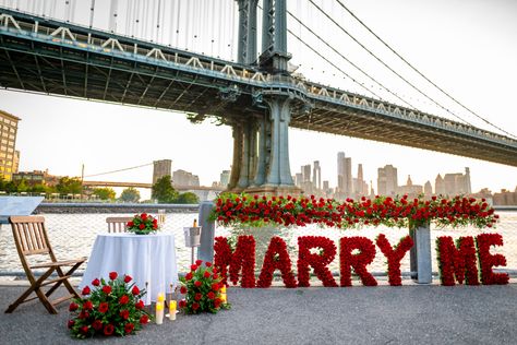 Custom marriage proposal planning | Proposal Ideas and Planning Unique proposal ideas in New York. custom-made Marry Me sign filled with thousand red roses. Proposal of her dreams. Red Rose Proposal, Marry Me Roses Proposal, Wedding Proposal Ideas Engagement Creative Marry Me, Proposal Roses And Candles, Proposal With Marry Me Letters, Marry Me Signs Proposal, Roses Proposal, Marry Me Sign, Unique Proposal Ideas