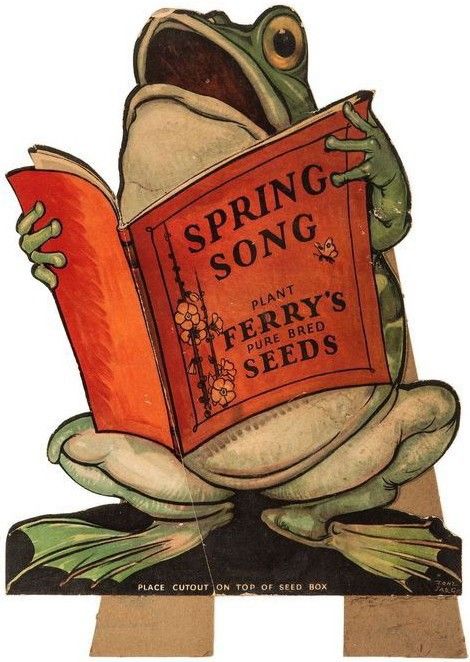 Vintage Tattoo Design, Weird Vintage, Baby Frog, Frog Illustration, Frog Pictures, Spring Song, Frog Tattoos, Vintage Illustration Art, Country Gardens