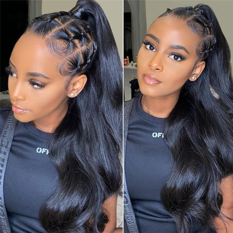 360 Frontal Ponytail Hairstyles, 360 Frontal Ponytail, Frontal Ponytail, Hd Lace Wigs, Curly Lace Wig, 360 Frontal, Cheap Human Hair, 100 Human Hair Wigs, Body Wave Wig