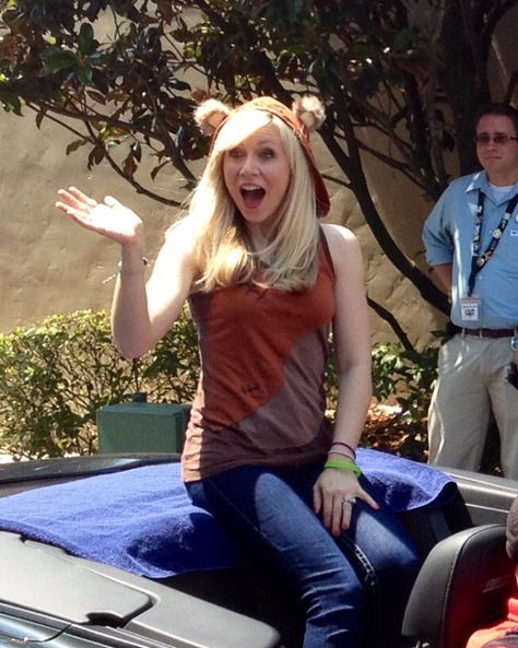 Ashley Eckstein voice of Ahsoka Tano from Star Wars The Clone Wars at Star Wars Weekends 2014