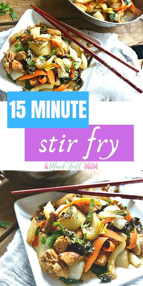 Box Choy Stir Fry, Boo Choy Stir Fry, Boo Choy Recipes, Boo Choy, Easy Asian Sauce, Stir Fry Chicken, Stir Fry Sauce Easy, Easy Chicken Stir Fry, Chicken Carrots