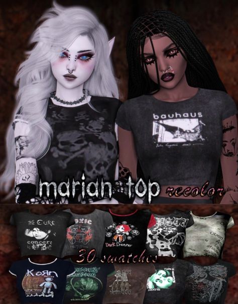 Punk Sims 4 Cc Maxis Match, Sims 4 Cc Deftones, The Sims 4 Cc Grunge Hair, Elvira Sims 4 Cc, Sims 4 Cc Corpse Paint, Sims 4 Cc Metal Clothes, Sims 4 Punk Clothes Cc, Mall Goth Sims 4 Cc, Sims Cc 2023